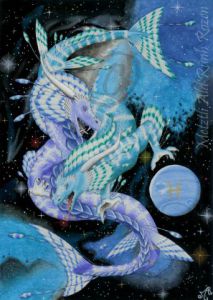 Voir le détail de cette oeuvre: Zodiacal Dragon - Pisces